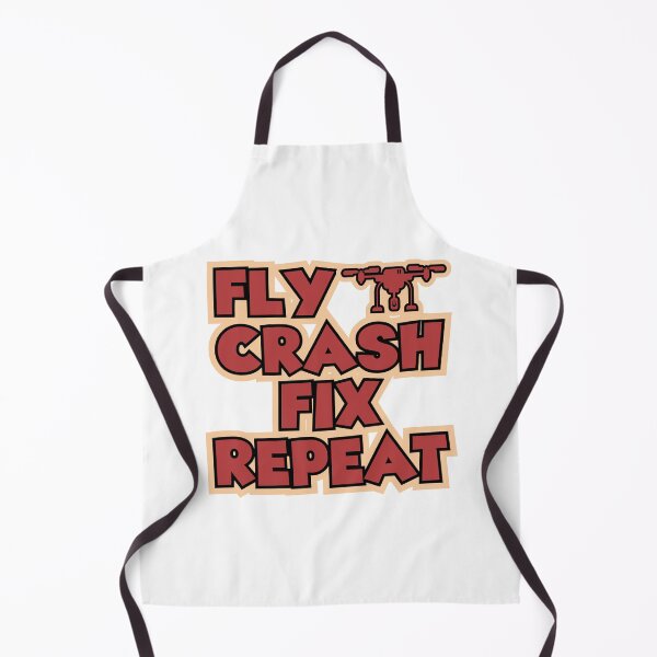 Item preview, FLY CRASH FIX REPEAT designed and sold by NAILED-IT-LTD.