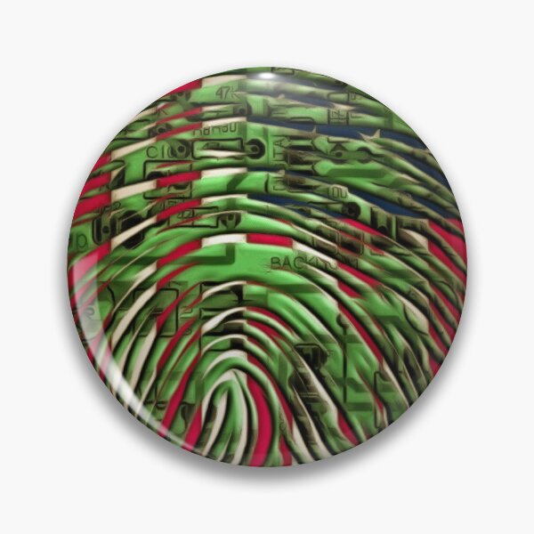 Item preview, Fingerprint on the US flag designed and sold by rolffimages.