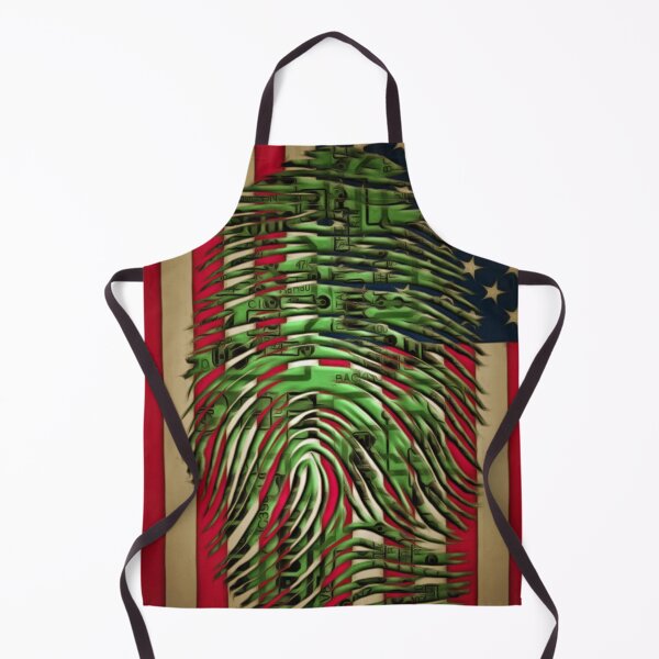 Item preview, Fingerprint on the US flag designed and sold by rolffimages.