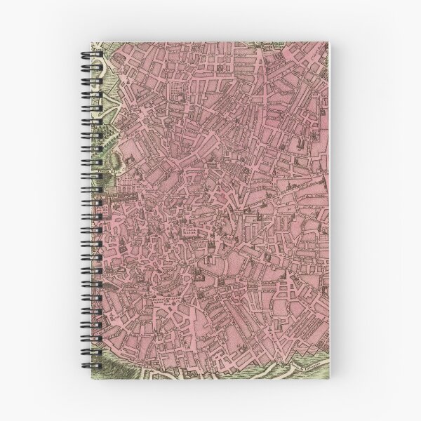 Item preview, Vintage Madrid Spain Map (1730) designed and sold by BravuraMedia.