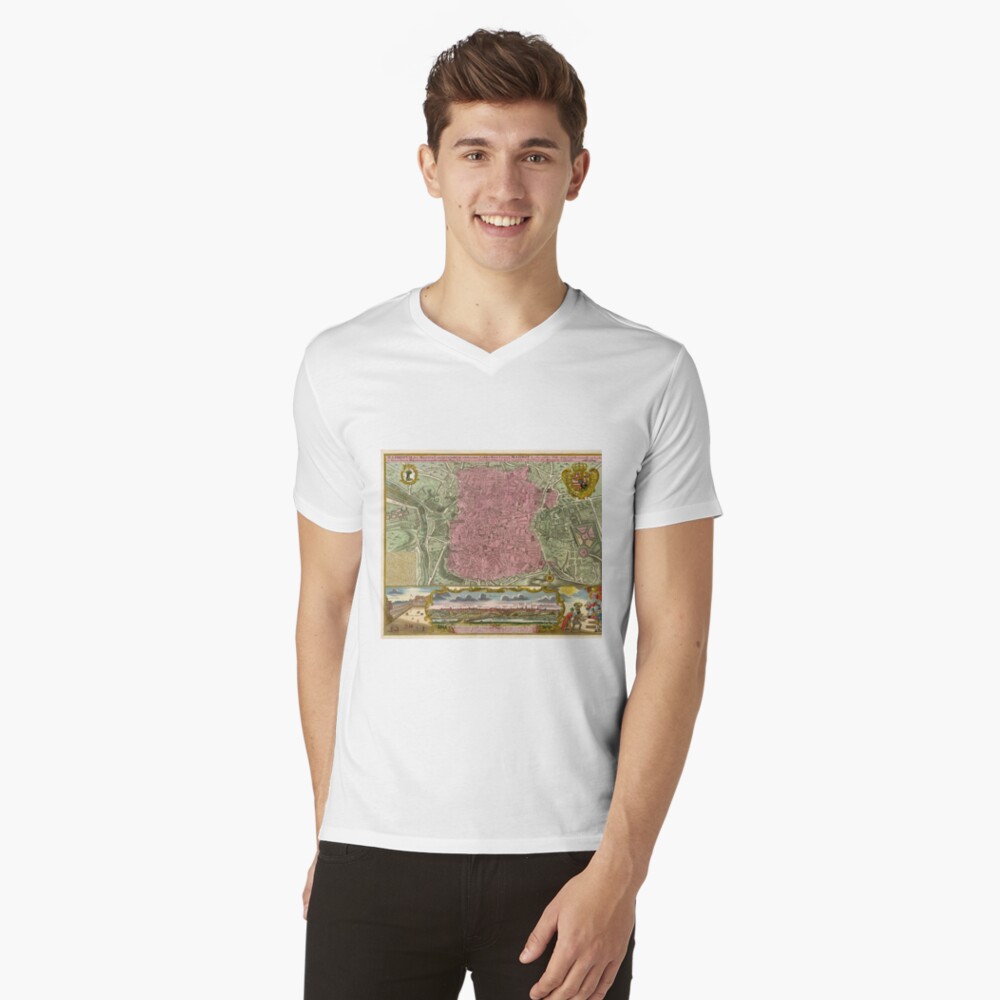 Item preview, V-Neck T-Shirt designed and sold by BravuraMedia.