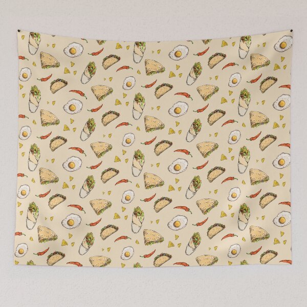 Item preview, Tacos Burrito Mexican Food Pattern Gift designed and sold by Patterntastic.