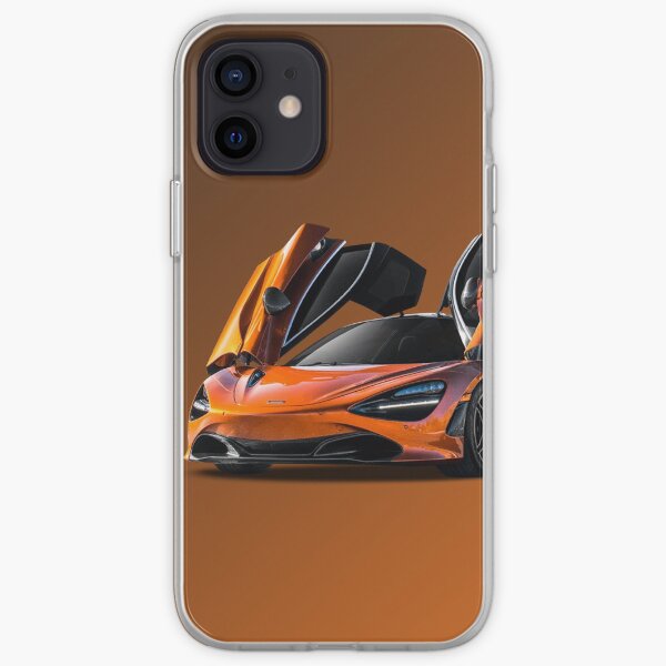 orange super McLaren p1 formule 1 design Coque souple iPhone