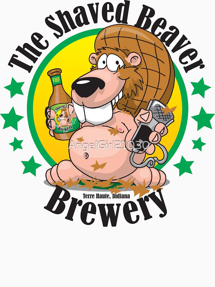 Custom Funny Funky Beaver Drinking Beer T-shirt By Milamaftah
