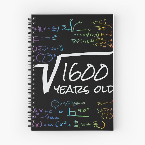 Item preview, Funny 40th Birthday Math Design - Square Root of 1600 : 40 Years Old designed and sold by Designamics.