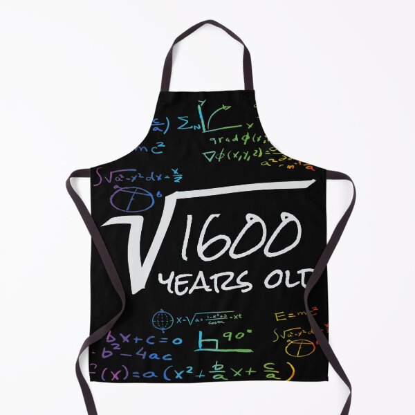 Item preview, Funny 40th Birthday Math Design - Square Root of 1600 : 40 Years Old designed and sold by Designamics.