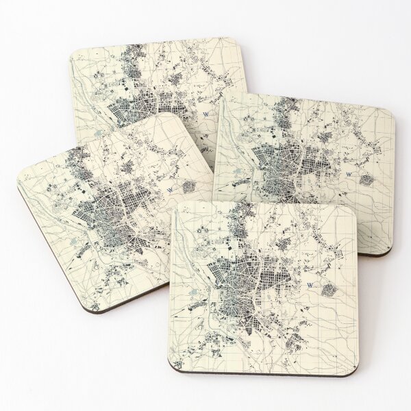 Item preview, Vintage Map of Madrid Spain (1943) designed and sold by BravuraMedia.