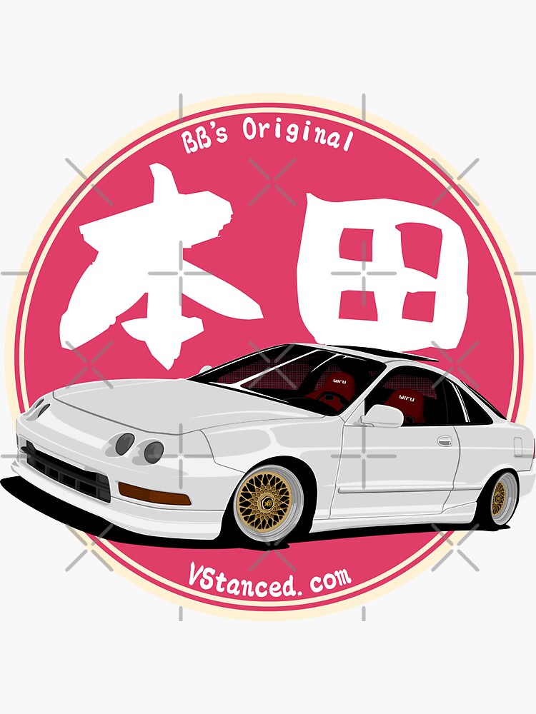 DC2 - Pink - Sticker by BBsOriginal