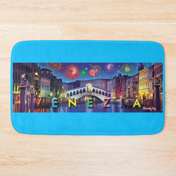 Item preview, Venezia Venice Rialto Bridge Fireworks Famous Lovely Day Design designed and sold by Lovely Day.