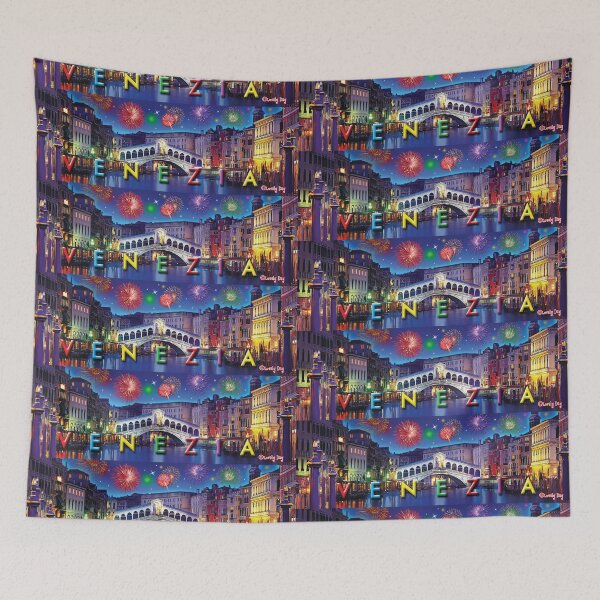 Item preview, Venezia Venice Rialto Bridge Fireworks Famous Lovely Day Design designed and sold by Lovely Day.