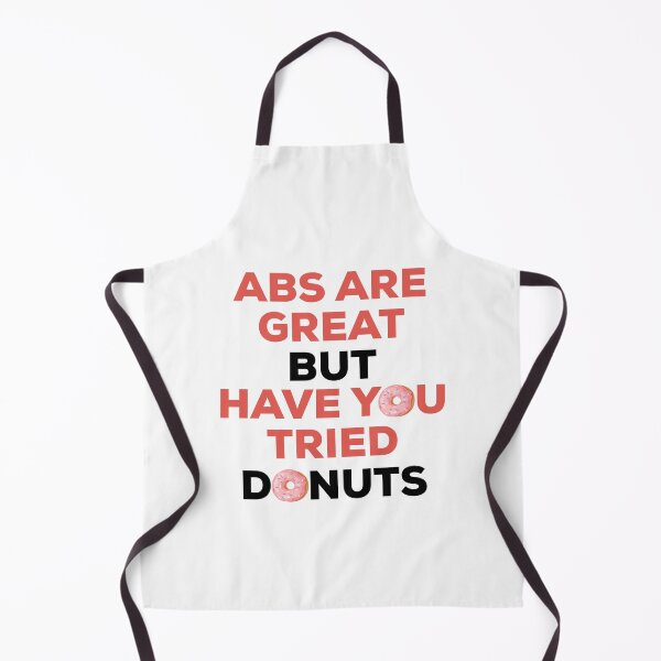 Aperçu de l'œuvre Les abdominaux sont super mais avez-vous essayé des beignets? créée et vendue par bumperapparels.