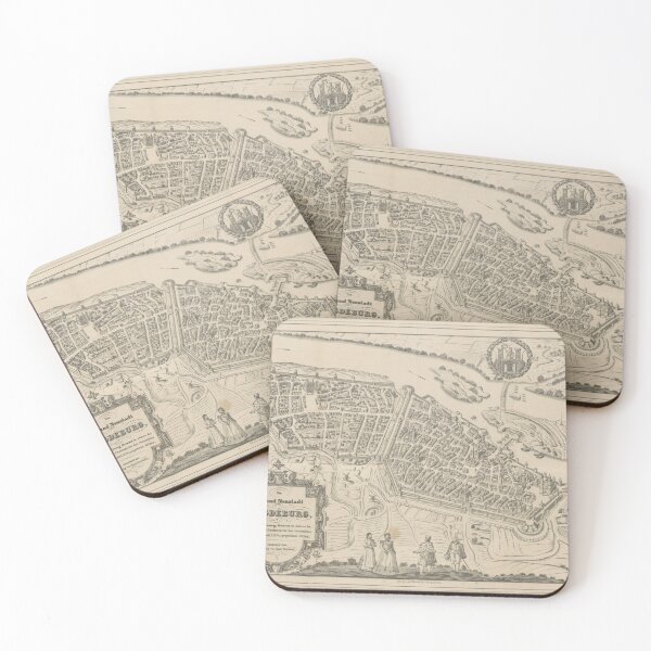 Item preview, Vintage Magdeburg Germany Map (1845) designed and sold by BravuraMedia.