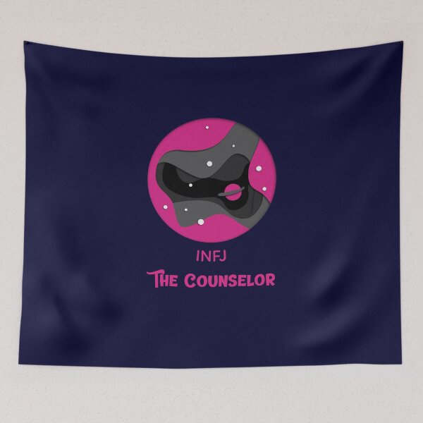 Item preview, INFJ - The Counselor designed and sold by JustMyTypeMBTI.