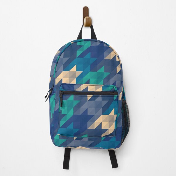 Item preview, Origami houndstooth blues designed and sold by VrijFormaat.