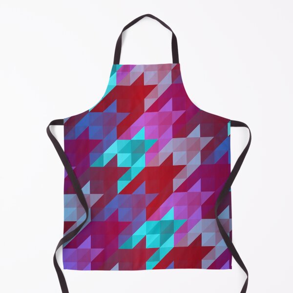 Item preview, gradient origami houndstooth designed and sold by VrijFormaat.