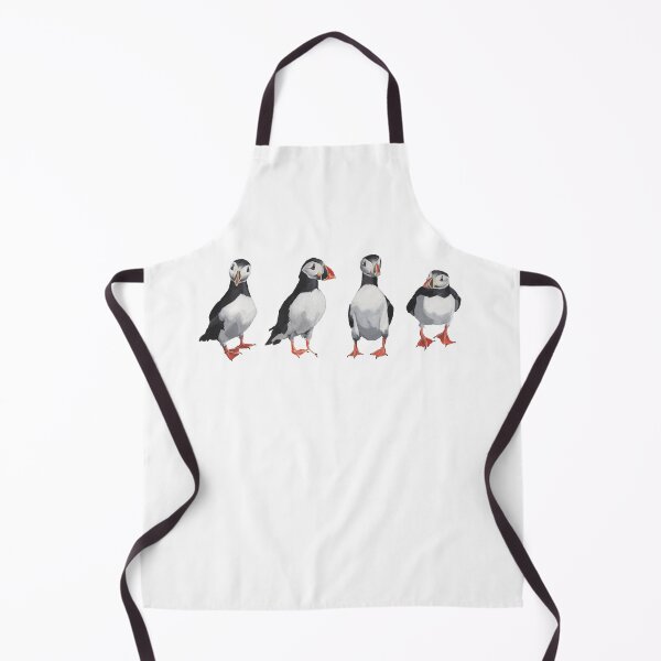 Item preview, 4 Puffins in a Line designed and sold by AJk6cr.