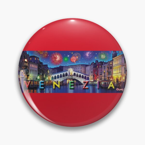 Item preview, Venezia Venice Rialto Bridge Fireworks Famous Lovely Day Design designed and sold by Lovely Day.