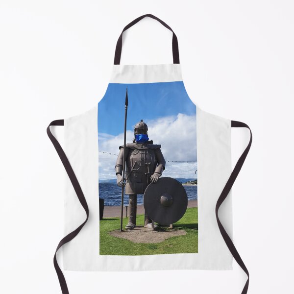 Item preview, Viking Statue Largs North Ayrshire Scotland with Covid 19 Mask designed and sold by Scottish Photography .