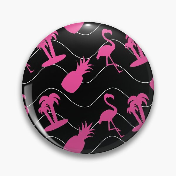 Item preview, Pink Flamingo Pattern - Summer and Tropical pattern Flamingo, Palms and Pineapple - Gift for flamingo lovers designed and sold by TamGustam.