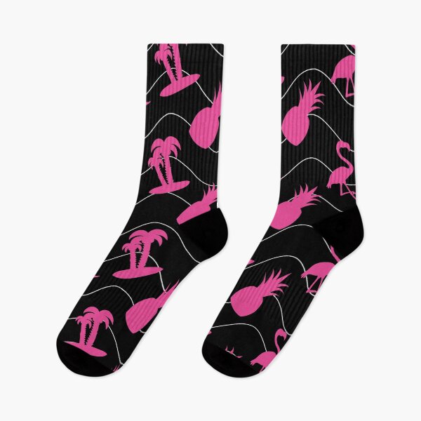 Item preview, Pink Flamingo Pattern - Summer and Tropical pattern Flamingo, Palms and Pineapple - Gift for flamingo lovers designed and sold by TamGustam.