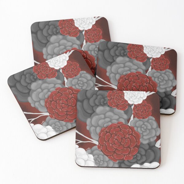 Item preview, Maroon and Gray Roses designed and sold by FayeArts.