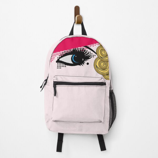 Item preview, Pop Art Cartoon Girl Eye Red Hat Vintage 1930's designed and sold by Anna Lemos.