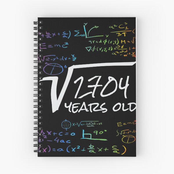 Item preview, Funny 52th Birthday Math Design - Square Root of 2704 : 52 Years Old designed and sold by Designamics.