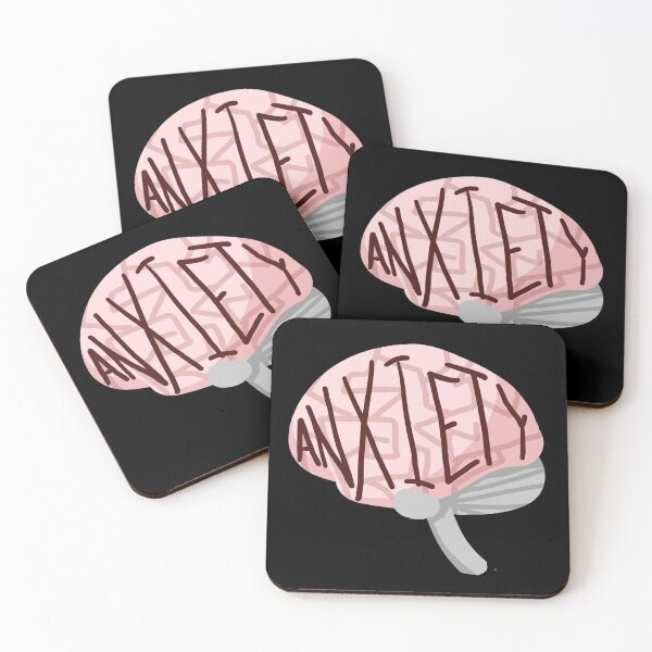 Item preview, Anxiety brain designed and sold by cu-b3.