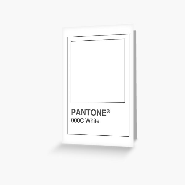 pantone-white-000c-minimal-greeting-card-for-sale-by-sadaffk-redbubble