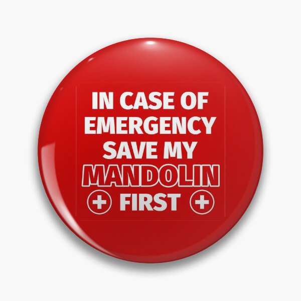 Item preview, In case of emergency: mandolin designed and sold by fabianb.