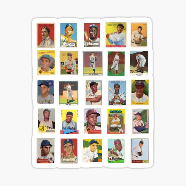 Vista previa del artículo con la obra «Tarjetas de béisbol antiguas», diseñado y vendido por jpal74.