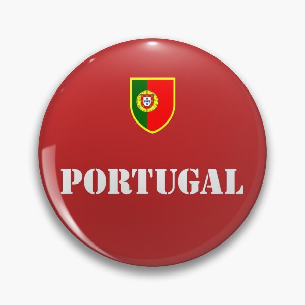 Artikelvorschau, Portugal-Fußball-Flaggen-Abzeichen entworfen und verkauft von vladocar.