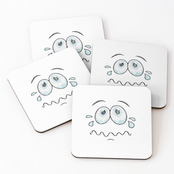Item preview, Sketch watercolor cartoon cry face  designed and sold by elgreko.