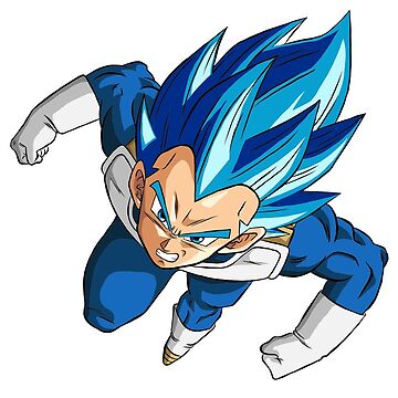 Super Saiyan Blue Evolution Vegeta Sticker – sevenstarperlers