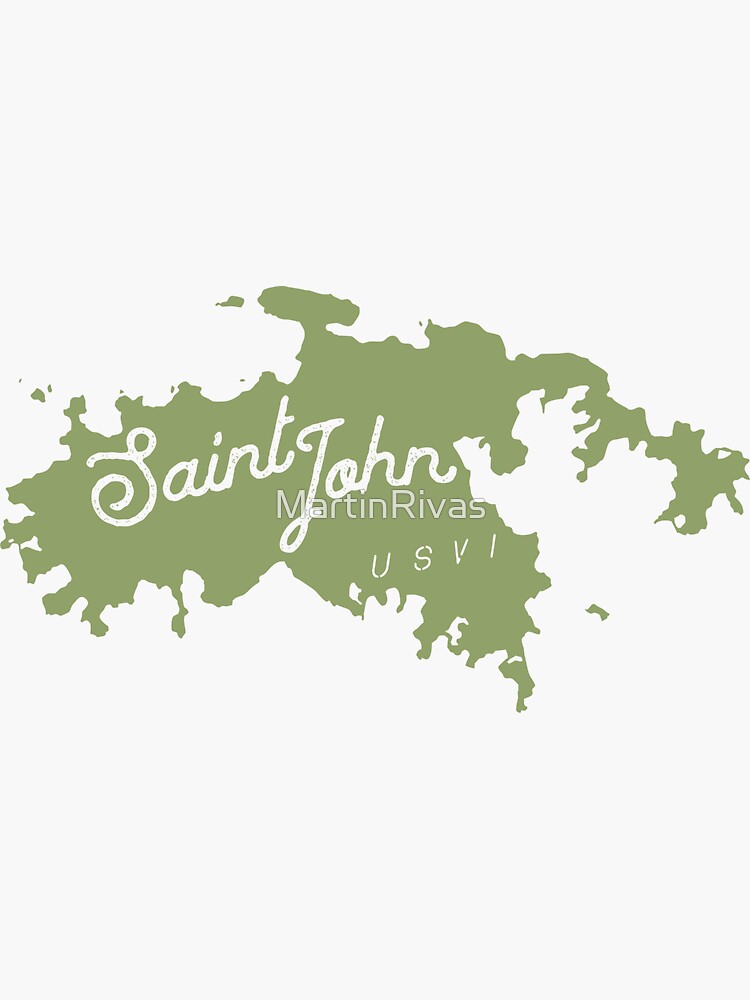 "St. John USVI" Sticker for Sale by MartinRivas Redbubble