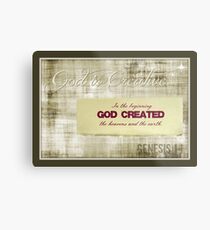 ~ God is Creative ~ Metal Print