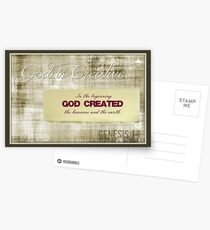 ~ God is Creative ~ Postcards