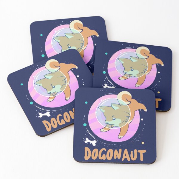Item preview, Dog Space Astronaut Dogonaut Planet Stars Spacetravel Rocket Surreal Cute Funny Gift designed and sold by TheAplus.