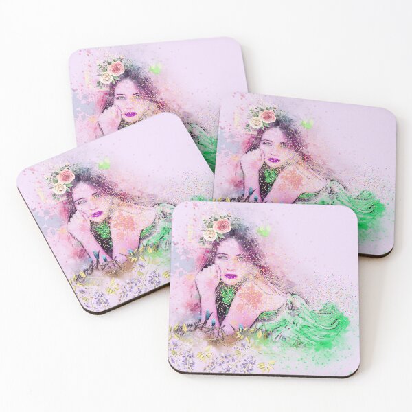 Item preview, beauty painted with watercolors designed and sold by magdalenemary.