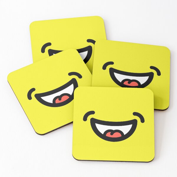 Item preview, COVID MASK - SMILING - SMILE FACE designed and sold by Tropical Blood.