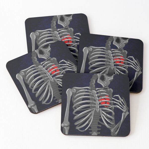 Item preview, broken heart skeleton designed and sold by Elwakel Store.