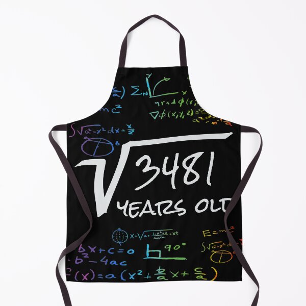 Item preview, Funny 59th Birthday Math Design - Square Root of 3481 : 59 Years Old designed and sold by Designamics.