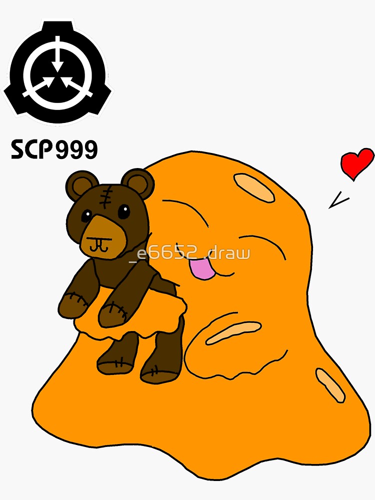 SCP 999 kawaii colored Sticker by _e6652 .draw