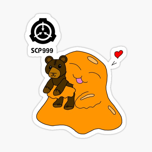 Scp 999 Kawaii Colored Sticker By Ennio01 Redbubble