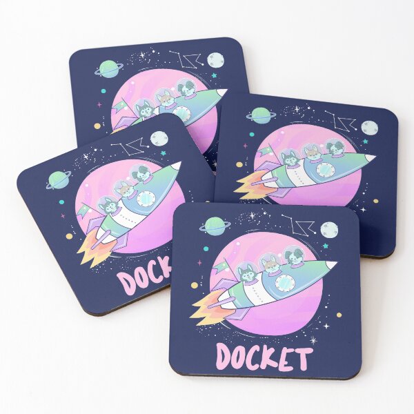 Item preview, Dog Space Astronaut Planet Stars Spacetravel Rocket Surreal Cute Funny Gift designed and sold by TheAplus.
