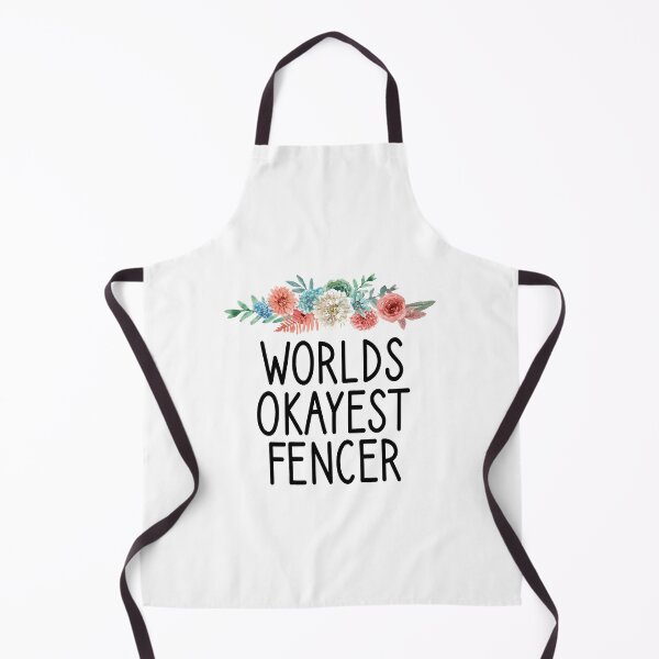 Item preview, Worlds Okayest Fencer / Fencing / funny Fencing / Fencing Gift / Fencing Sport / Fencing Teacher / Fencing Lover Gift Floral style idea design designed and sold by Chamssou.