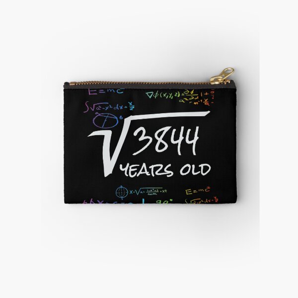 Item preview, Funny 62th Birthday Math Design - Square Root of 3844 : 62 Years Old designed and sold by Designamics.