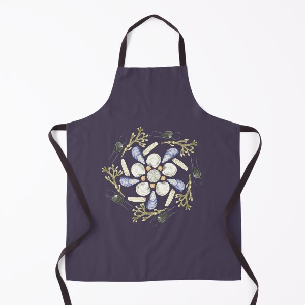 Item preview, L Tide Pool Beach Mandala 1 - Watercolor - Plum designed and sold by skidgelstudios.