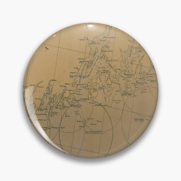 Item preview, Vintage Maine Lighthouse Map (1876) designed and sold by BravuraMedia.