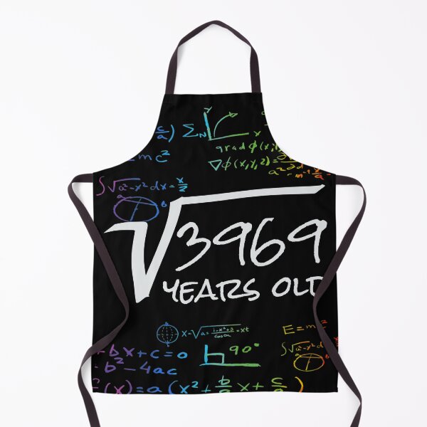 Item preview, Funny 63th Birthday Math Design - Square Root of 3969 : 63 Years Old designed and sold by Designamics.